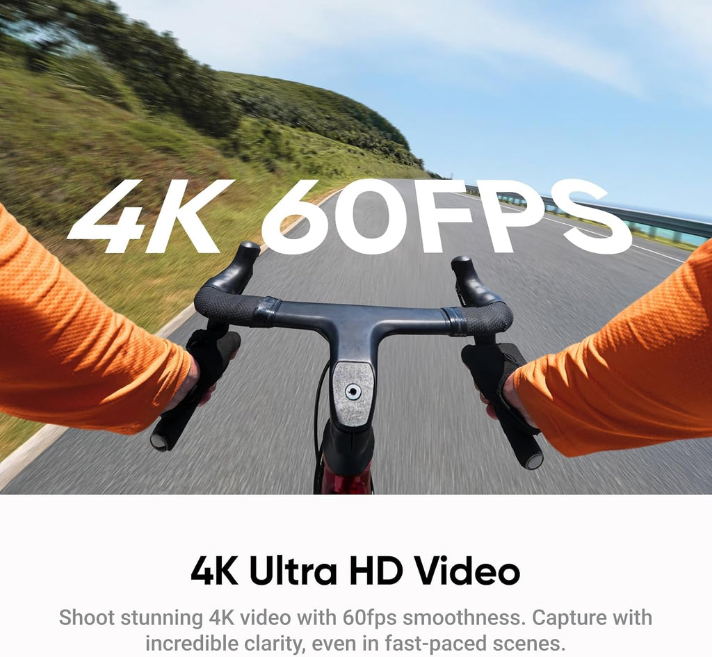 Insta360 GO Ultra Lifestyle Bundle - Small 4K Vlogging Camera, Hands-Free, POV Cam, 1/1.28" Sensor, 53g Lightweight, 156° FOV, 200 Min Battery Life, Care, Magnetic Wearable Action Camera for Sports