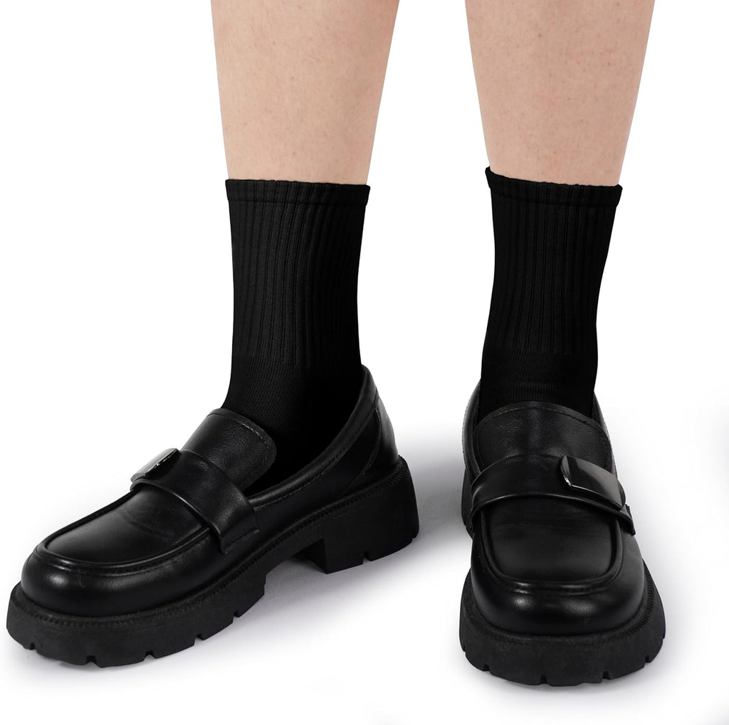 BomKinta Women Calf Socks Athletic Crew Sock