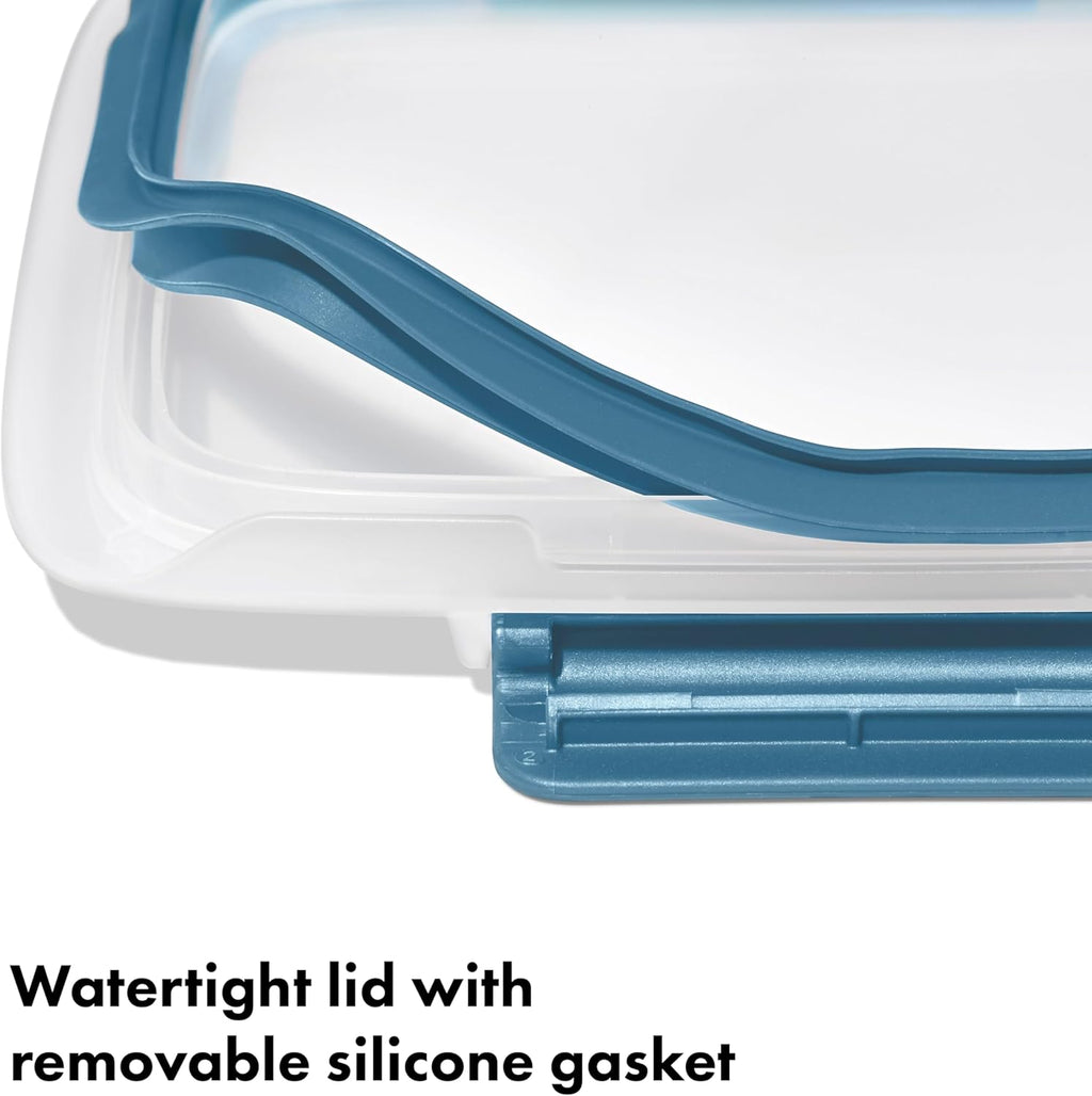 OXO Good Grips Prep & Go Slim Container with Removable Divider - Ocean Blue