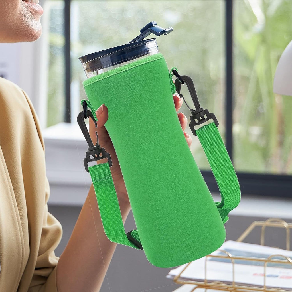 Neoprene Glass Water Bottle Sleeves Ergonomic Portable