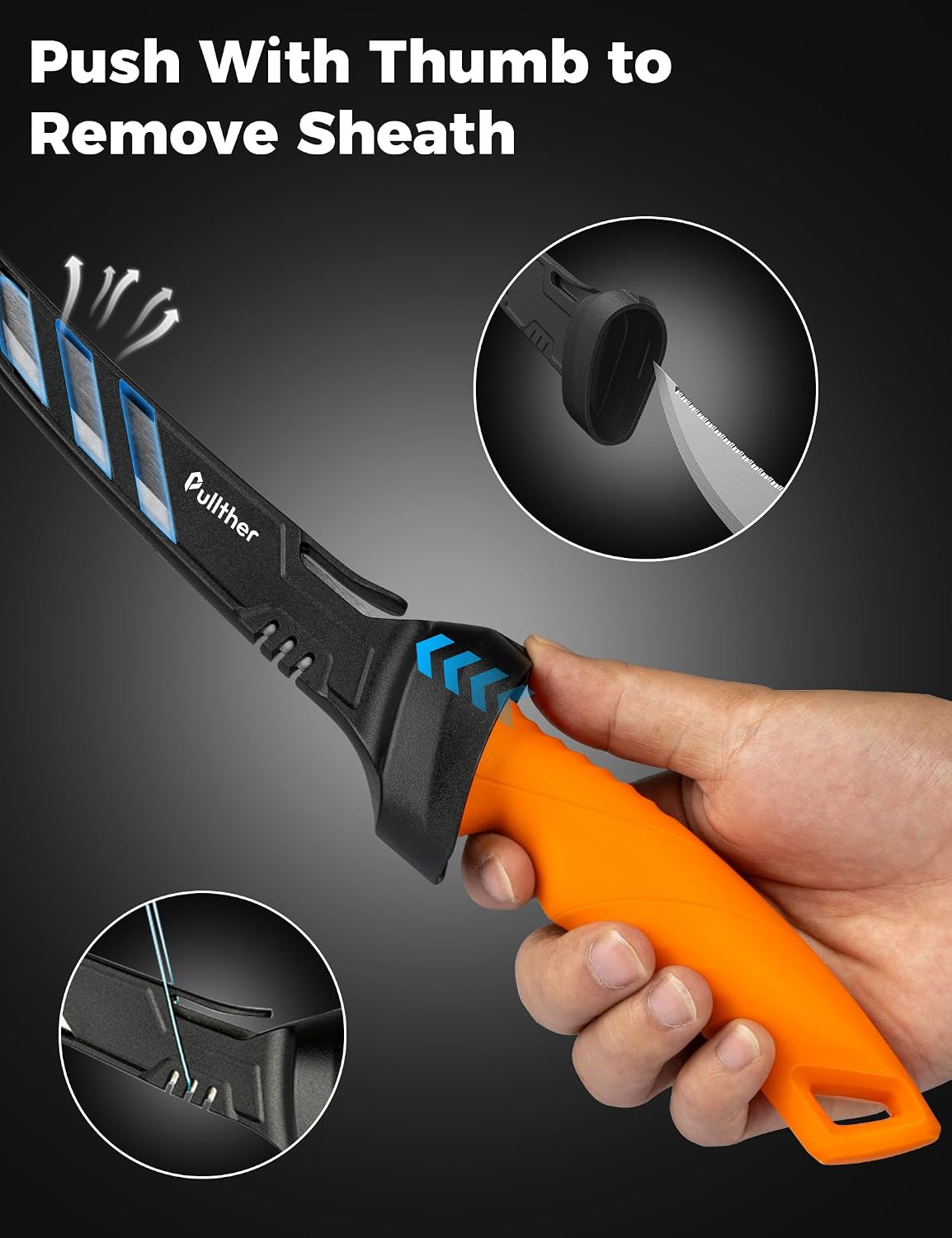 2PC Fishing Tool Kit - 7" Fillet Knife,Fishing Pliers
