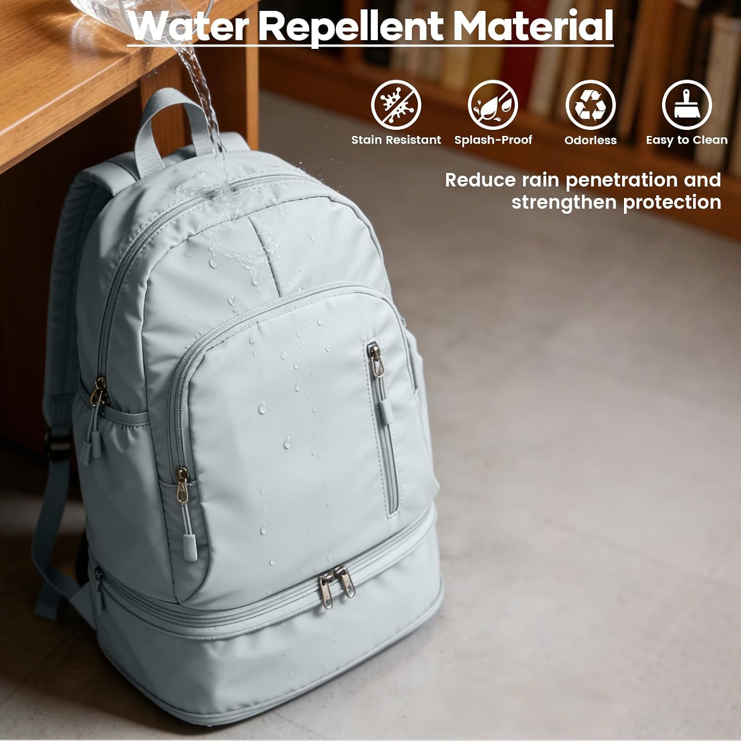 Gym Backpack for Women, Dance Volleyball Backpacks With Shoe Compartment