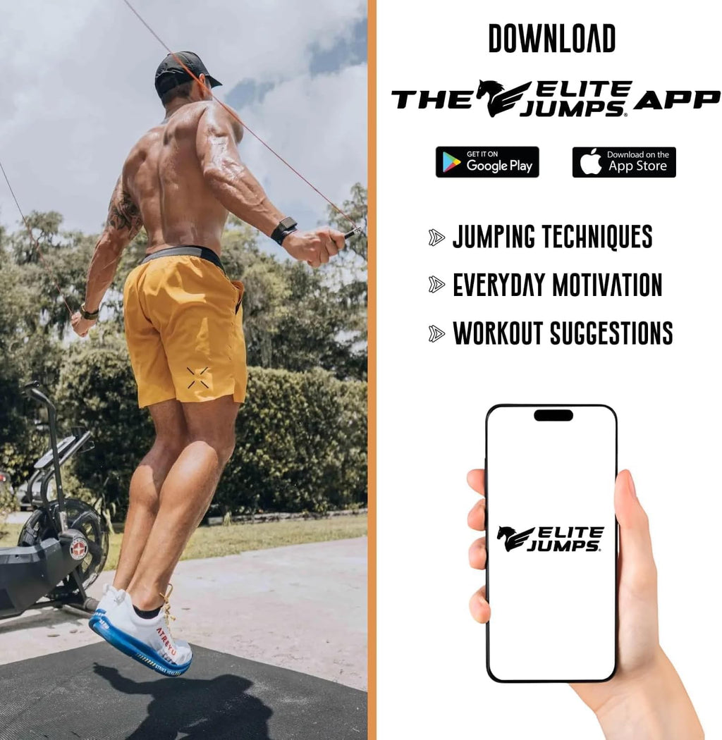 Elite Jumps Jump Rope Mat, Non-Slip Fitness Mat