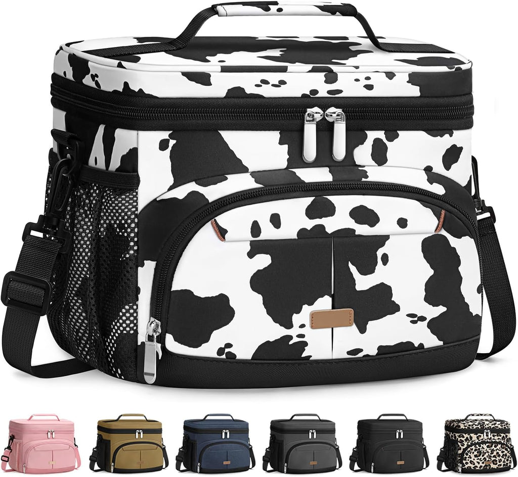 Pritent Lunch Box for Men Women Insulated Lunch Tote Cooler Bag Lunchbox