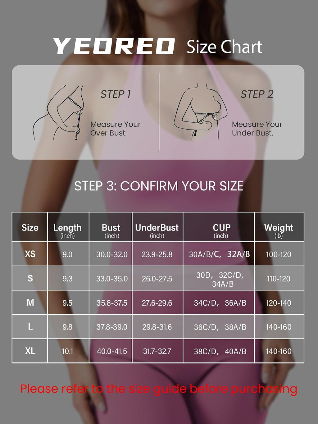 YEOREO CoreFlex Women's Halter Crop Tank Top