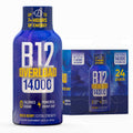 B12 Overload Extra Strength Energy Shot – Mixed Berry– 260mg Caffeine, 14000% B12, Electrolytes – Energy & Vitality Support – Zero Sugar No Calories – Vegan, Kosher, Gluten-Free – 1.93 fl oz, 24-Pack