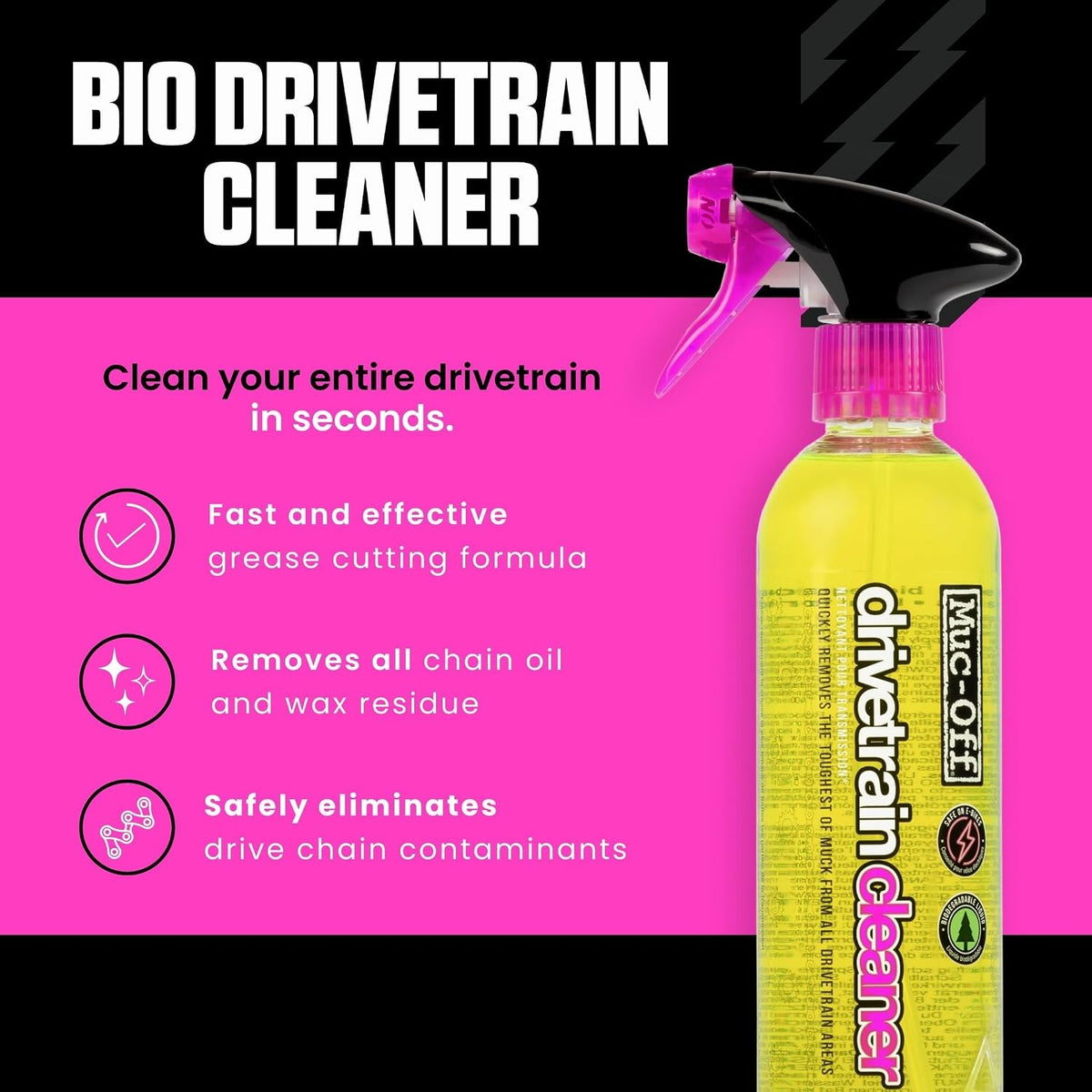 Muc-Off Drivetrain Cleaner & Degreaser Spray