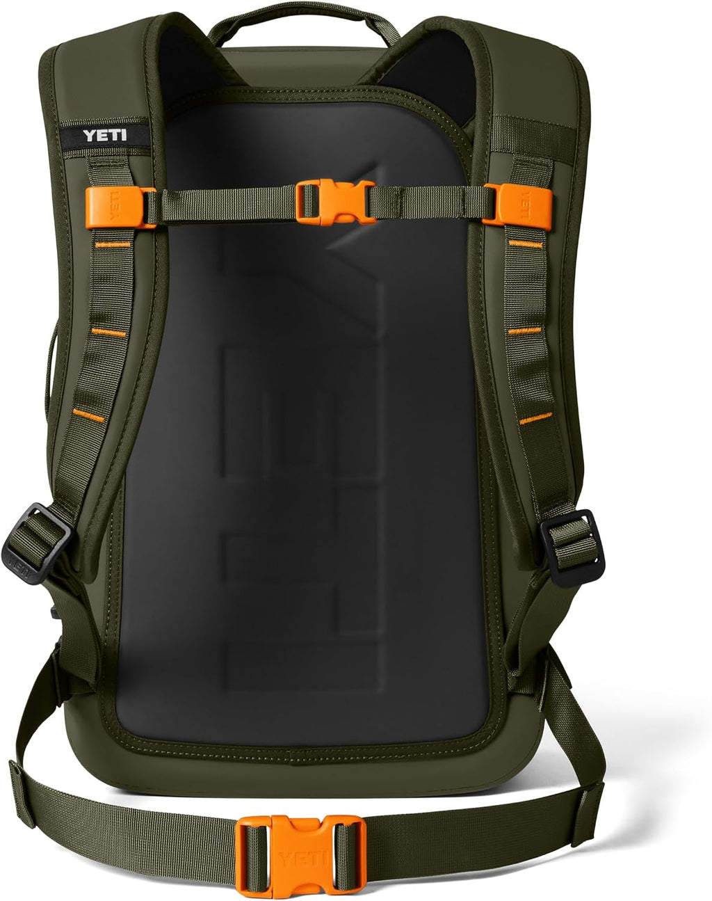 YETI Panga 28 Airtight Waterproof Submersible Backpack, Olive/King Crab Orange
