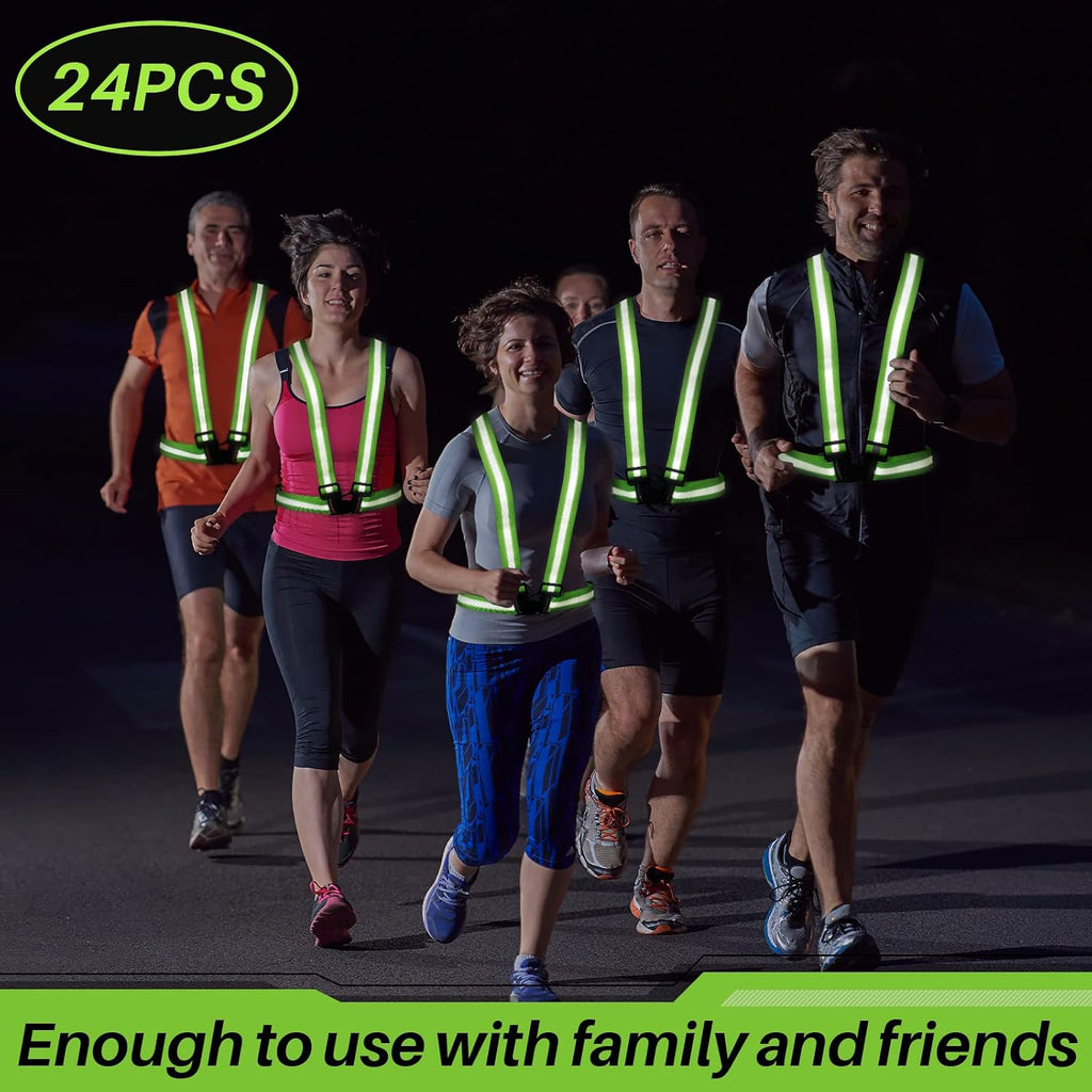 Hercicy Reflective Running Vests, Safety Vest Straps