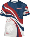 Mens Soccer Jersey Men's Clothing Short Sleeve Top Adult Sports Fan T Shirts for Men Women