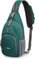 G4Free RFID Sling Bag Crossbody Backpack Small Chest Shoulder Bag Hiking Outdoor