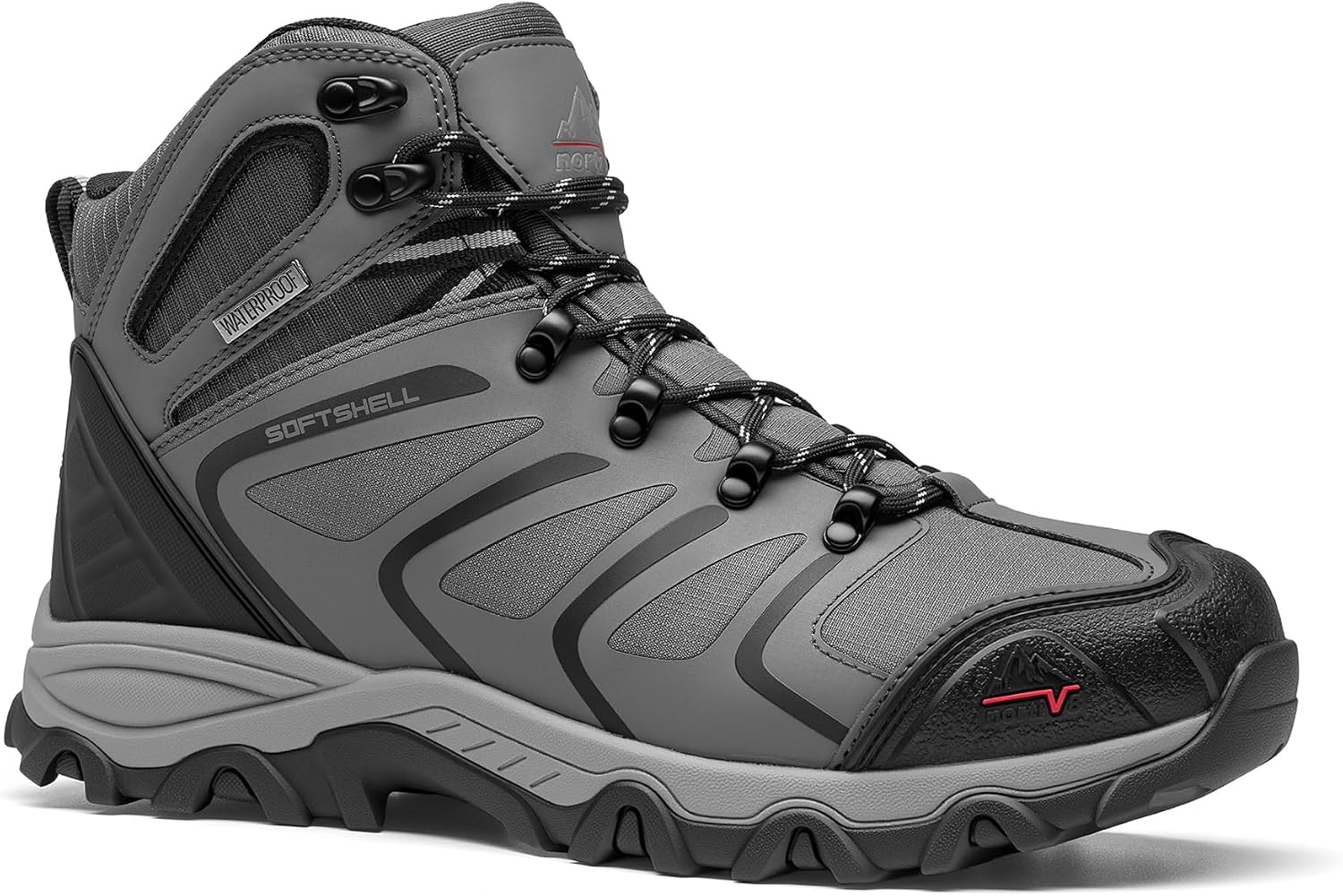 NORTIV 8 Men's Ankle High Waterproof Hiking Boots