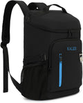 Kalesi Cooler Backpack 36 Cans Lightweight Insulated Backpack Cooler Leak-Proof Travel Camping Lunch Backpack Outdoor Cutlery Backpack for Men and Women