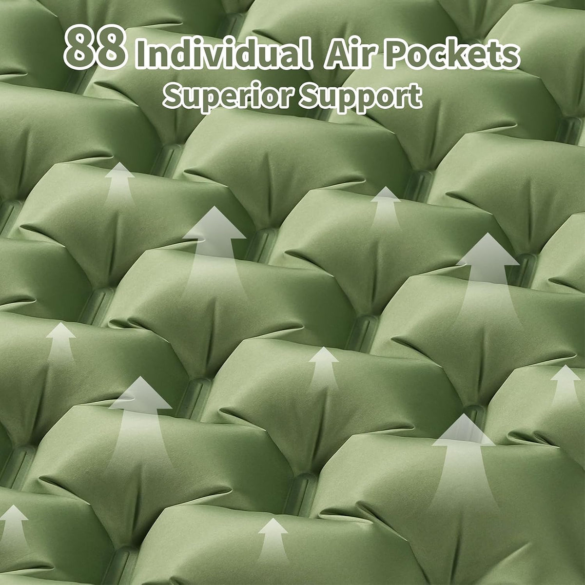 Sleeping Pad for Camping, 4in Ultralight Inflatable Camping Mat