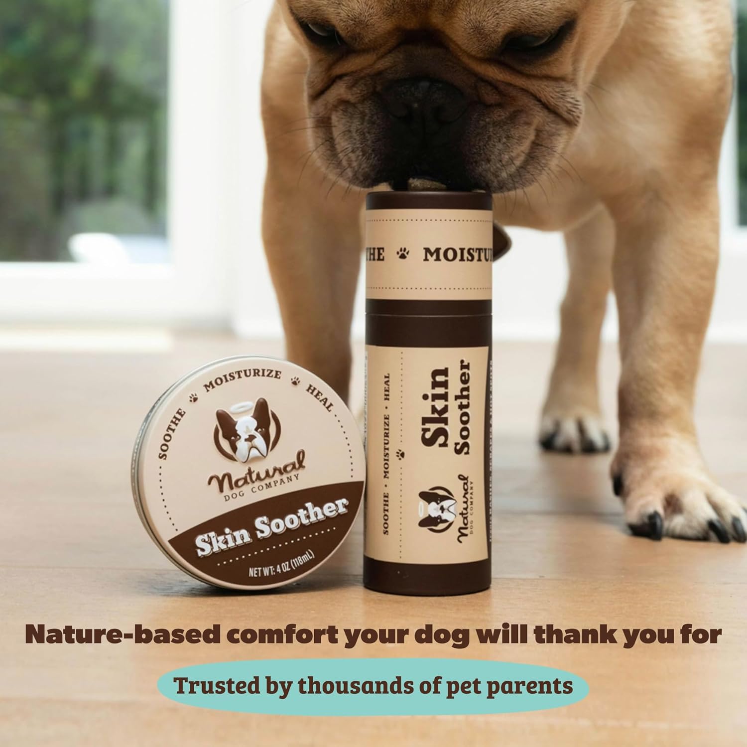 Natural Dog Company Skin Soother Dog Skin Balm, 2 oz Stick