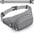 Large Fanny Pack for Women Men - Syican Waist bag with 3-Zipper Pockets