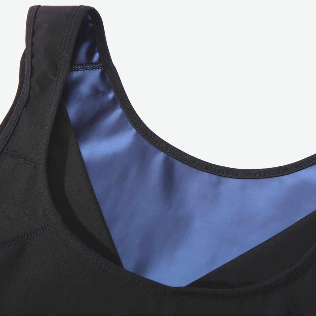 Nano Hertz Sauna Vest Sweat Suit Shapewear Tank Top Workout Weight Loss Body Sweatsuit Exercise Fitness Gym Women Girls