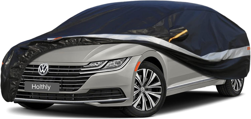 Sedan Car Cover Custom Fit Volkswagen/VW Arteon (2017-2025), 100% Waterproof Breathable Outdoor Car Covers, Sun Rain Dust Snow Protection.
