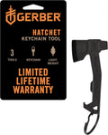 Gerber Gear Hatchet Keychain 3-in-1 Multitool, Clips to Pocket or Keychain with Bottle Opener, Flathead Driver, Package Opener, EDC Gear for Everyday Carry