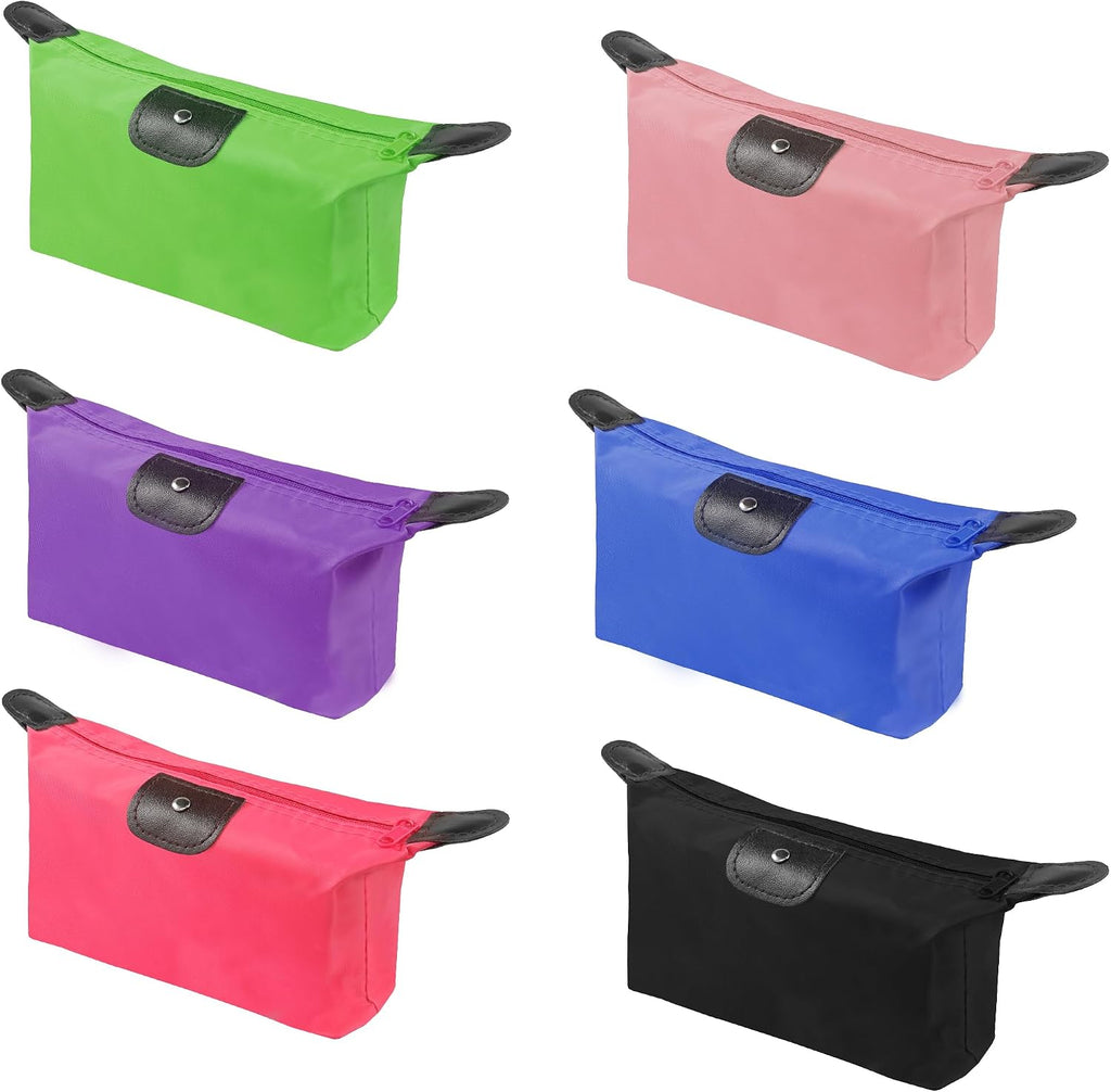 YAODHAOD Makeup Bag Bulk Toiletry Pouch Waterproof Cosmetic Storage Bags,with Zipper Travel Toiletry Organizer Packing Bag Accessory Organizer for Women and Men (9 Colors)