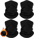 LUOLIIL VOE 4 Pack Winter Neck Warmer, Neck Gaiter Ski for Men & Women, Soft Fleece Face Cover Mask Scarf for Cold Weather