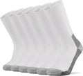 Ortis Cotton Cushion Crew Athletic Socks for Men Work Boot Sports Exercise