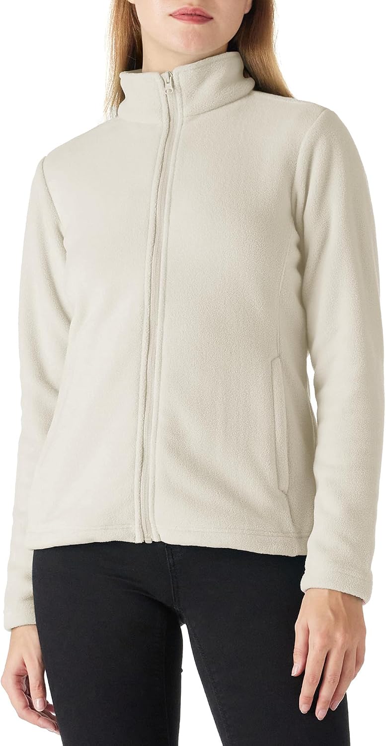 Outdoor Ventures Women's Lightweight Warm Polar Fleece Jacket Zip Up