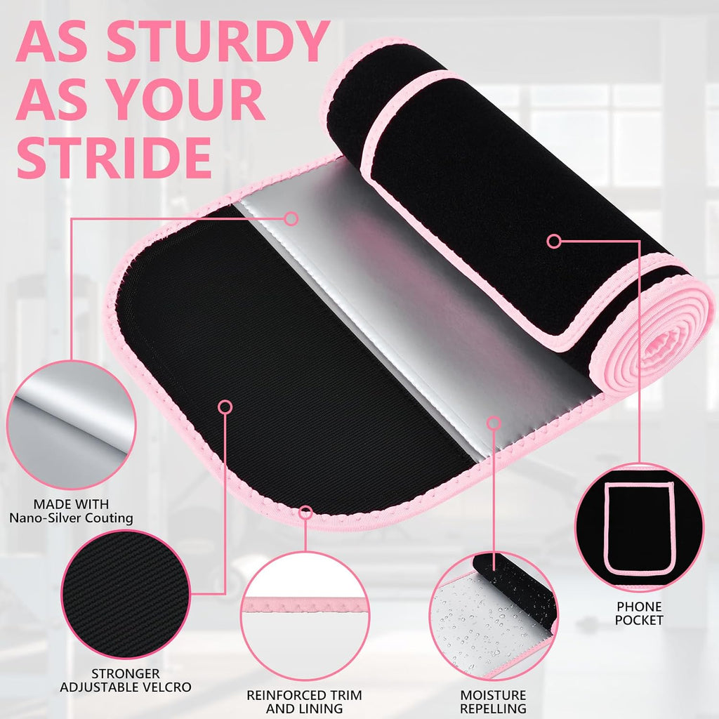 MORECOO Waist Trainer for Women Sweat Band Trimmer Exercise Belt
