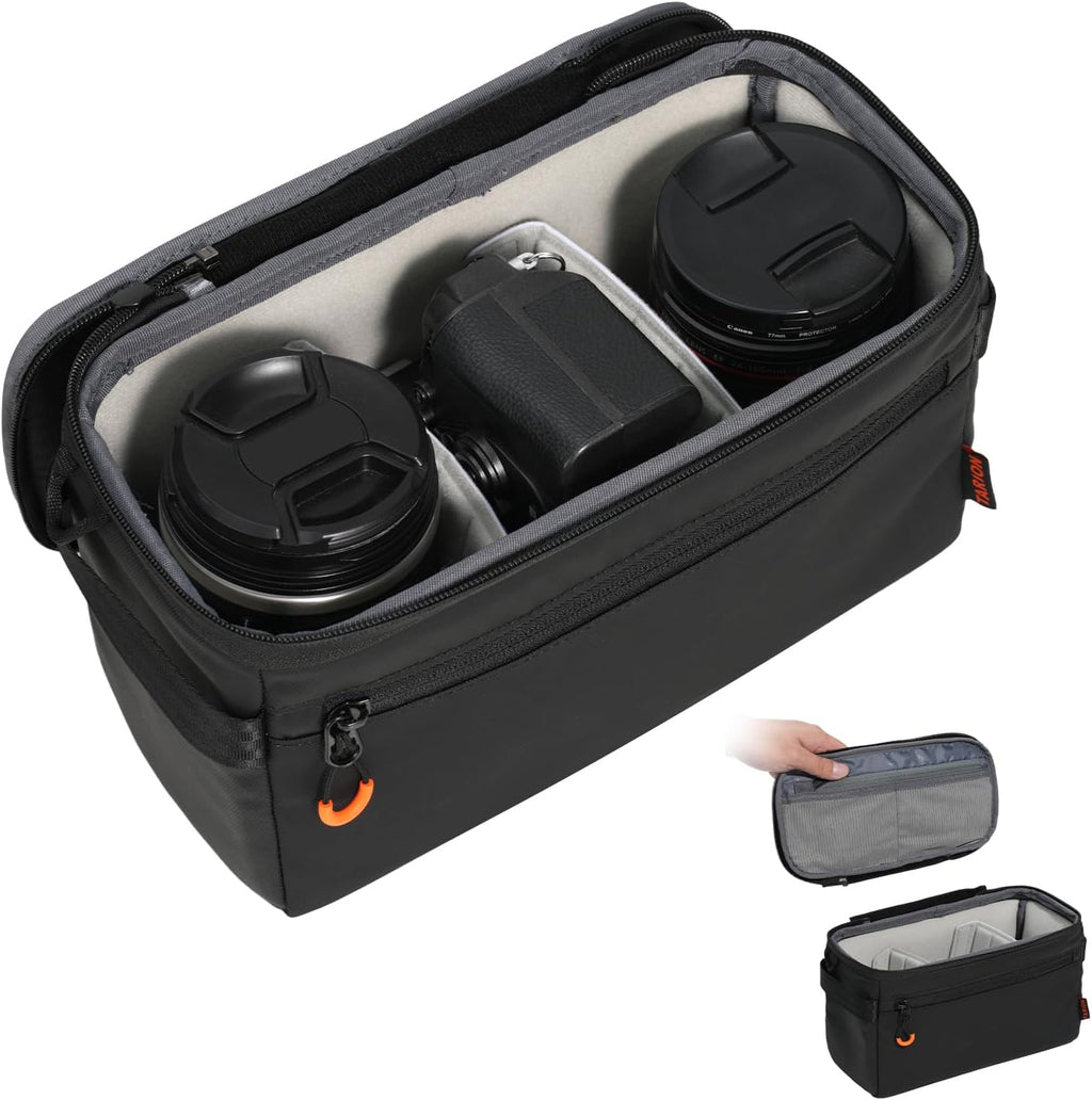 TARION Padded Camera Insert Bag Protective Framed DSLR Inner Case Organizer