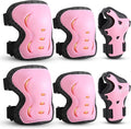 Kids Youth Adult Protective Gear Set Adjustable Knee Elbow Wrist Guards