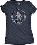 Crazy Dog T-Shirts Hide and Seek Champion Funny Bigfoot Graphic Tee