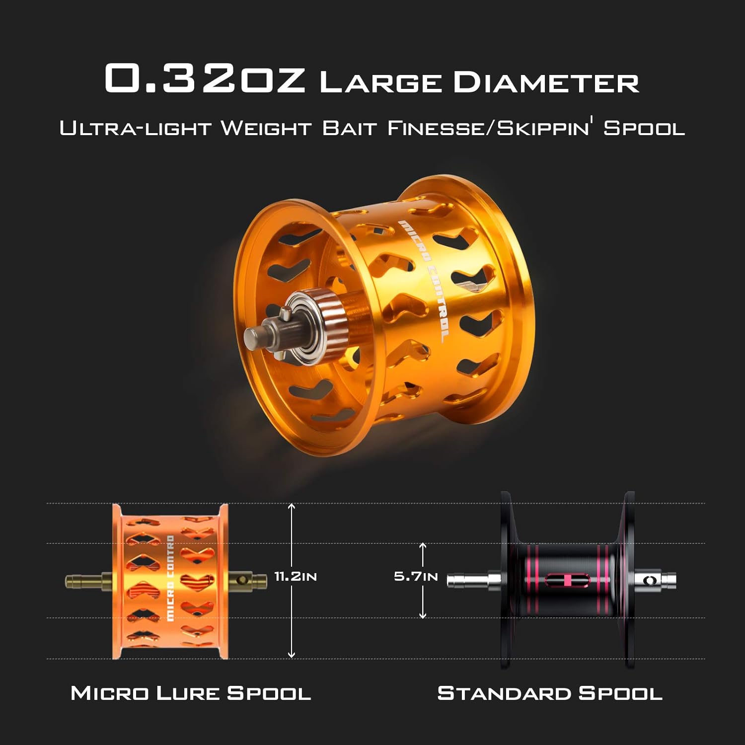 KastKing Zephyr Bait Finesse Baitcasting Fishing Reels with Drag Clicker