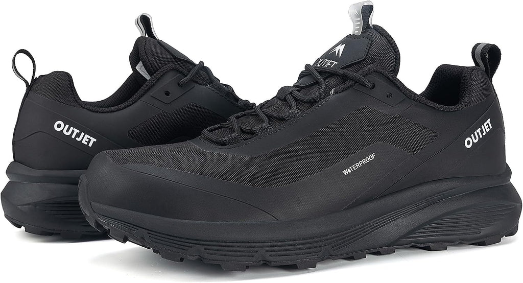 Men's Waterproof Hiking Shoes Lightweight Breathable Anti Slip Outdoor Shoes