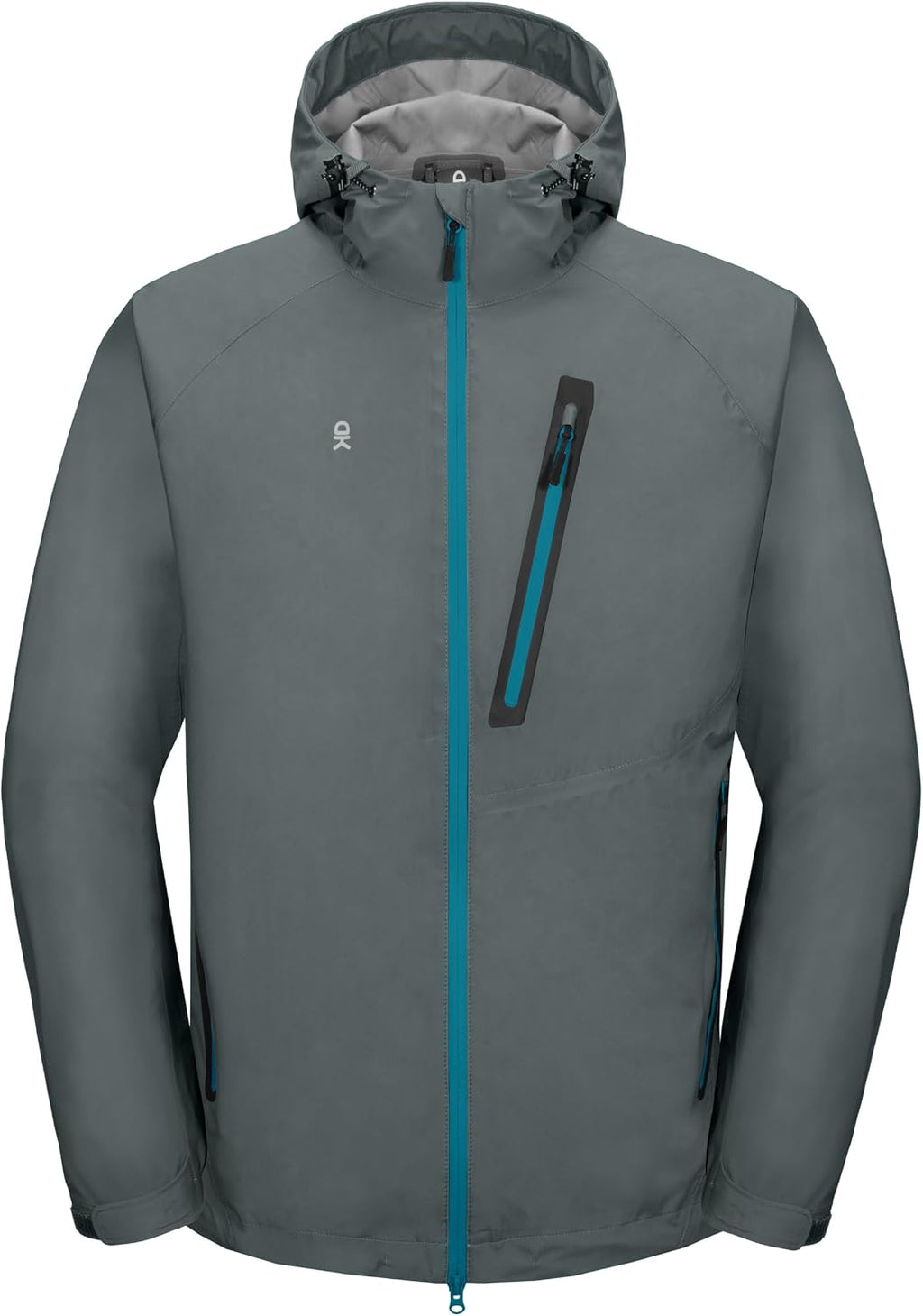 Little Donkey Andy Men's Waterproof Rain Jacket Outdoor Raincoat for Hiking