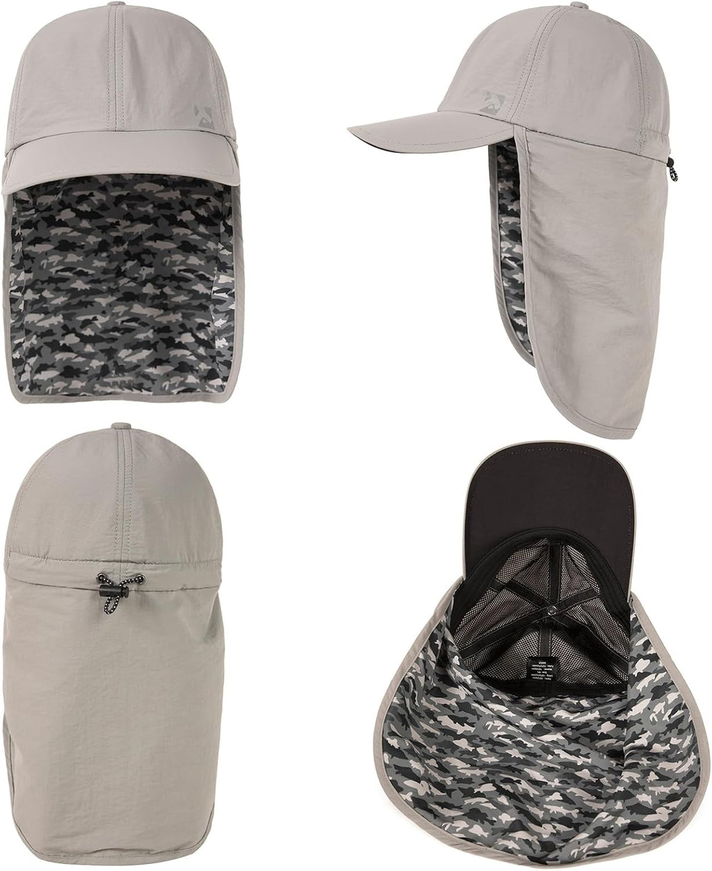 TOP-EX L/XL/XXL UV50+ Waterproof Neck Flap Baseball Sun Cap