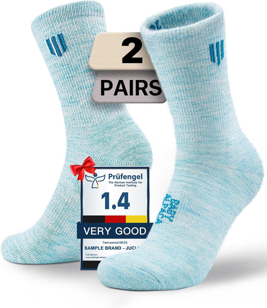 Juclise Baby Alpaca Wool Lightweight Micro Crew Socks for Men & Women