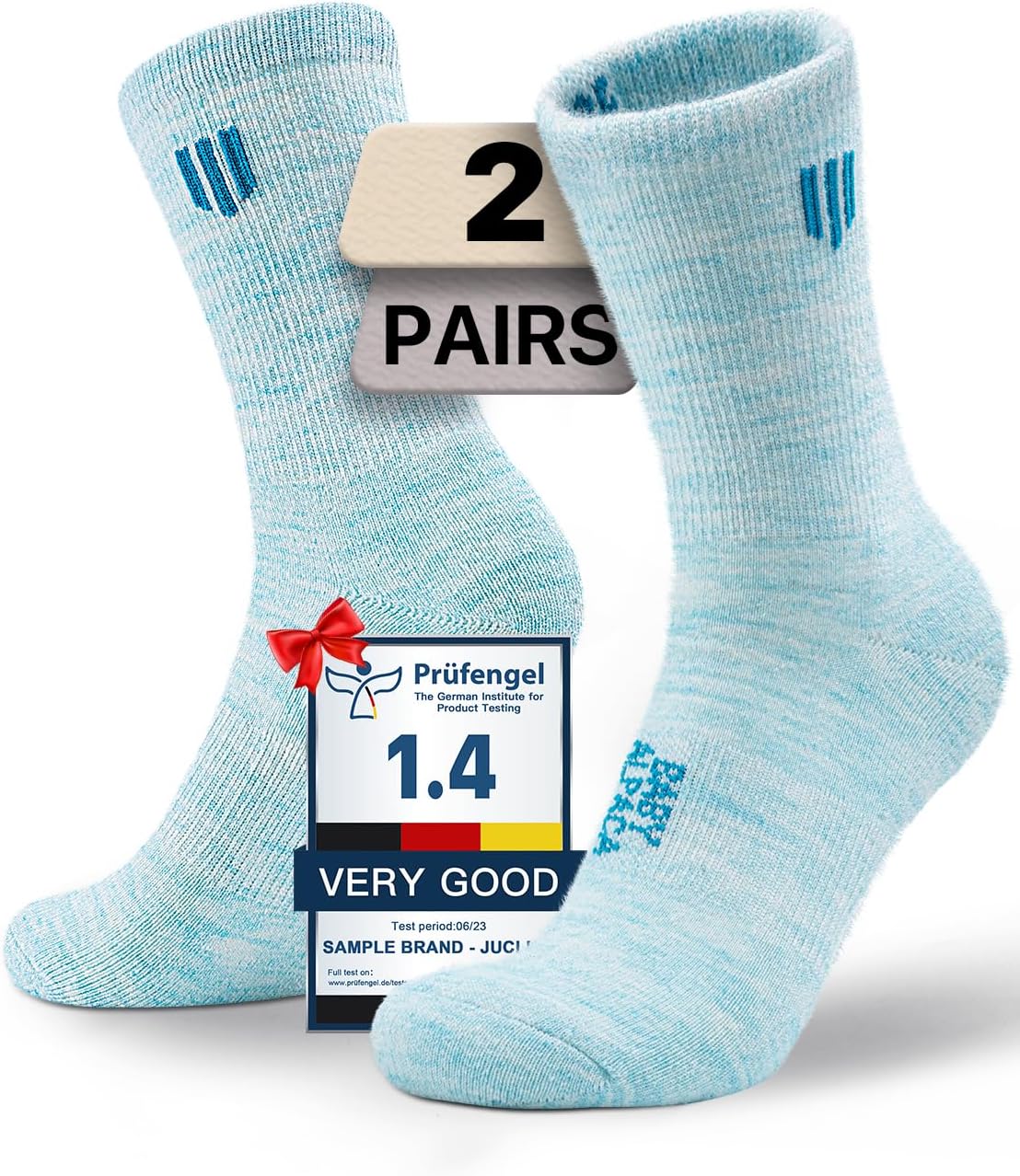 Juclise Baby Alpaca Wool Lightweight Micro Crew Socks for Men & Women