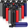 Mimorou 16 Pack Aluminum Water Bottles Bulk,Blue, Black, Red, Gray,25 Oz