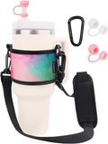 LUCKINEE Tumbler Holder with Strap Water Bottle Holder with Strap Handle