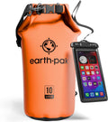 Earth Pak Waterproof Dry Bag - Roll Top Waterproof Backpack Sack Keeps Gear Dry for Kayak with Waterproof Phone Case