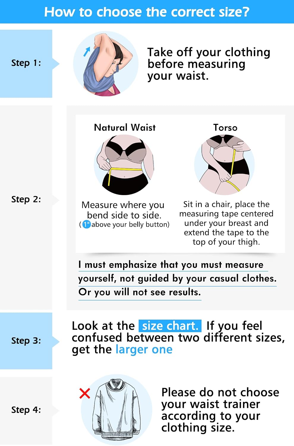 Short Torso Waist Trainer for Women Faja Body Shaper