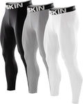 DRSKIN Men’s Compression Pants (5/4/3 Pack) Quick Dry Tights Leggings Sports Baselayer Running Gym Workout