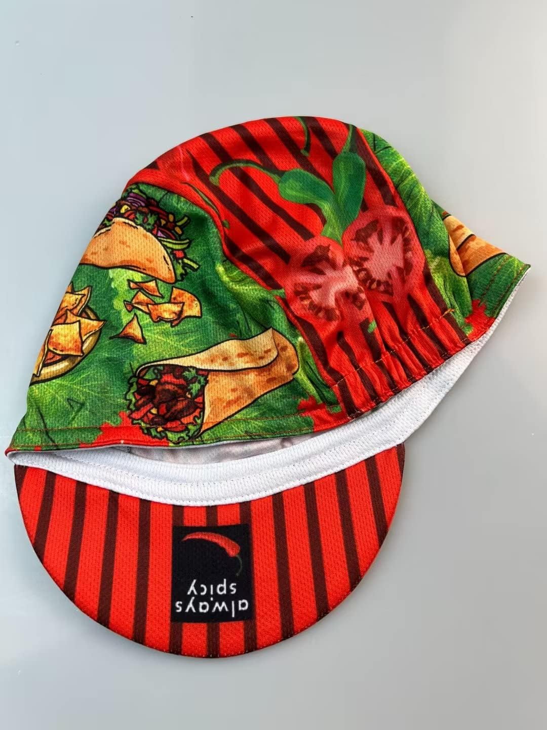 Funny Cycling Cap - Polyester Cycling Hat-Under Helmet - Cycling Helmet Liner Breathable&Sweat Uptake