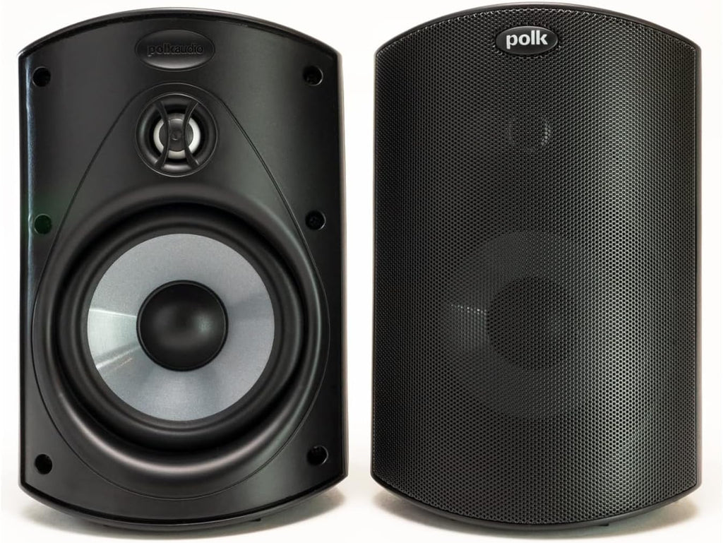 Polk Audio Atrium 4 Outdoor Speakers, Powerful Bass (Pair, White)