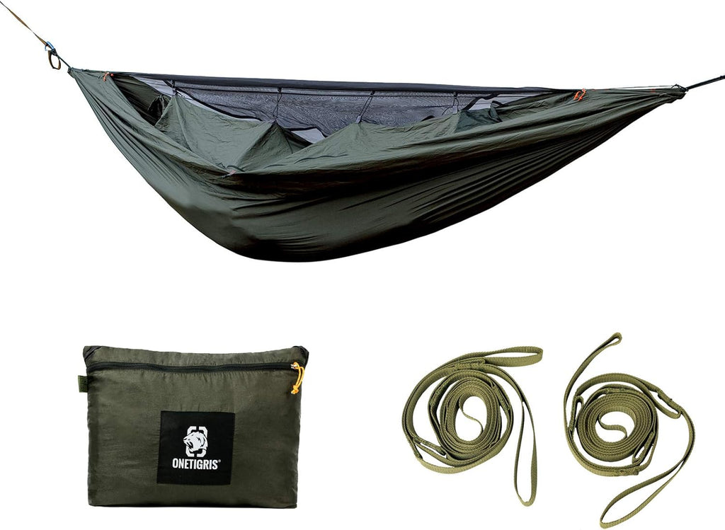 OneTigris KOMPOUND Camping Hammock with Net & Inner Thermal Layer