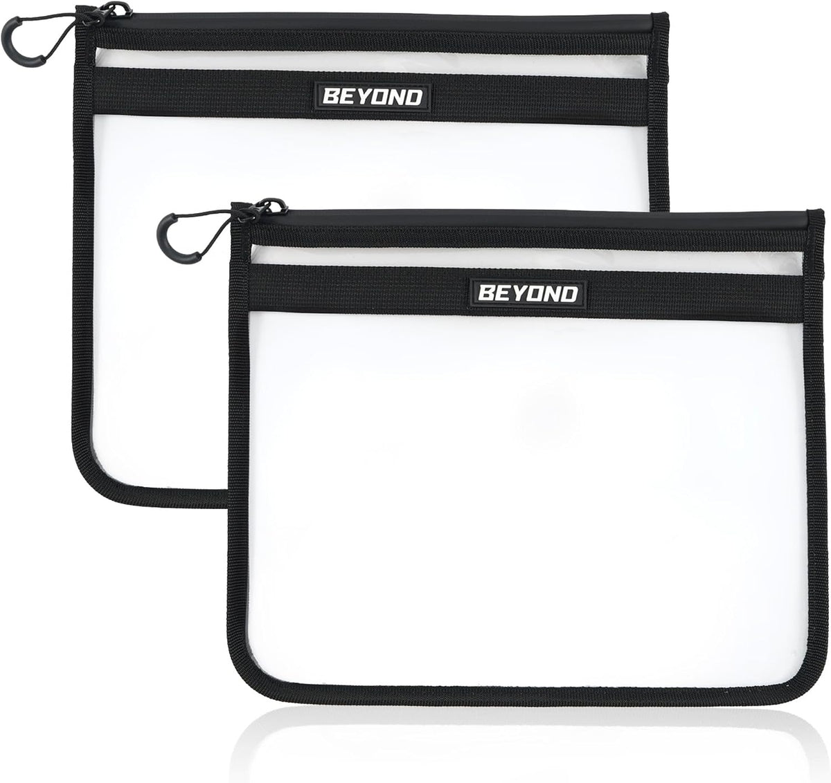 Beyond Fishing DryVault Tackle Storage Bag – Soft Plastic Bait Storage, Fishing Tackle See Through Bait Bag, Water-Resistant, Durable & Transparent Soft Bait Organizer for Easy Gear Access