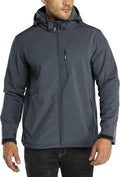 Outdoor Ventures Men's Softshell Jacket Waterproof Fleece Rain Shell Coat