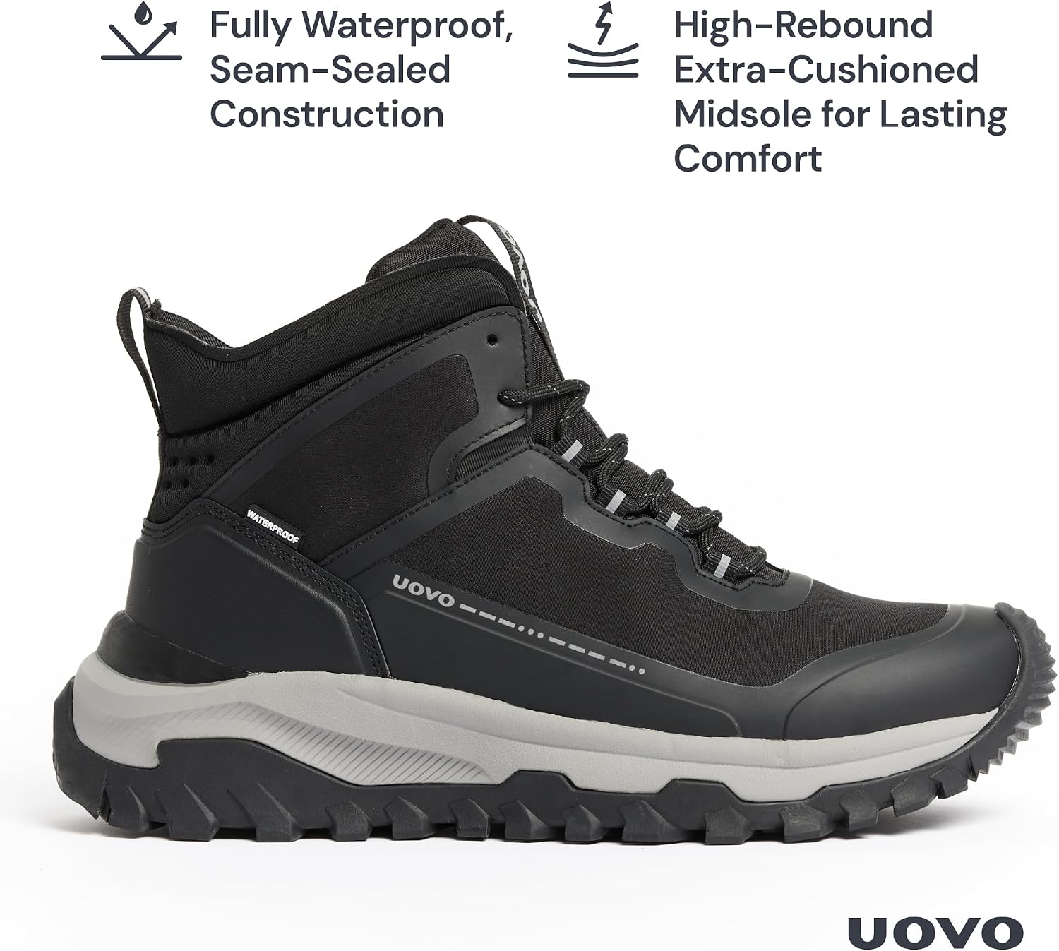 UOVO Men’s Monte City Boot, Waterproof
