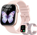 Smart Watch for Women, Bluetooth Answer/Make Calls, 1.83"HD Screen, 2 Bands