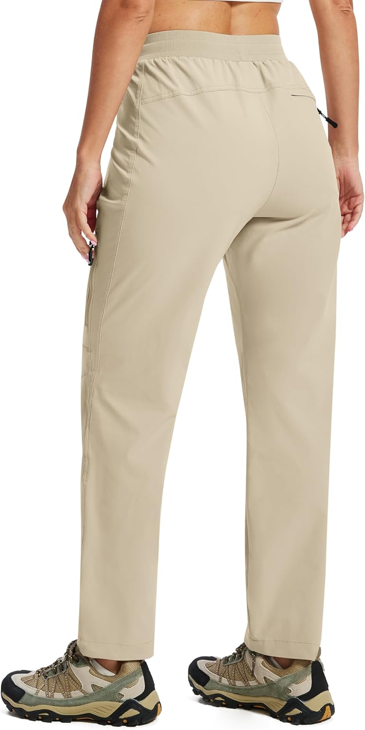 AIRIKE Women's Hiking Cargo Pants Lightweight Quick Dry Joggers Sweatpants Casual Work Travel Outdoor Pant with Pockets